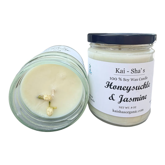 Honeysuckle & Jasmine Soy Wax Candle