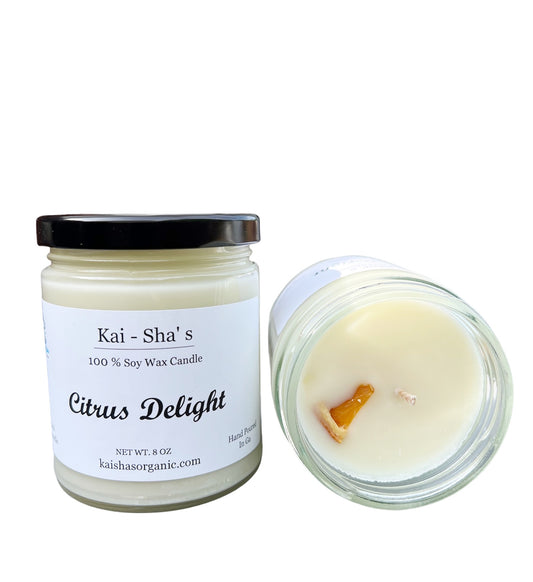 Citrus Delight Natural Soy Wax Candle