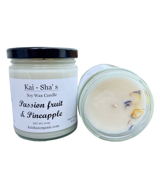 Passionfruit & Pineapple Soy Wax Candle