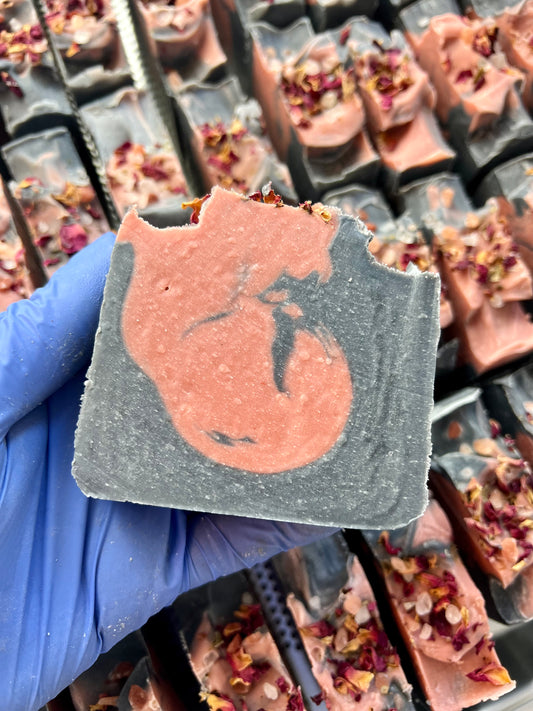 Black Rose Bar Soap