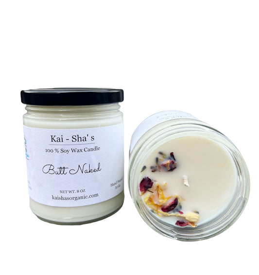 Butt Naked Soy Wax Candle