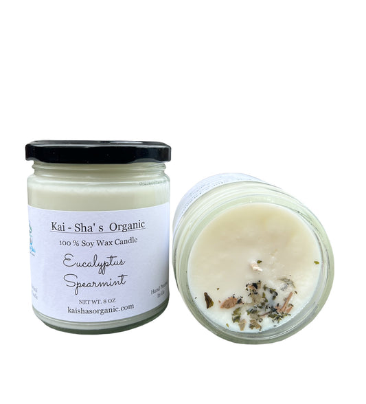 Eucalyptus & Spearmint Soy Wax Candle